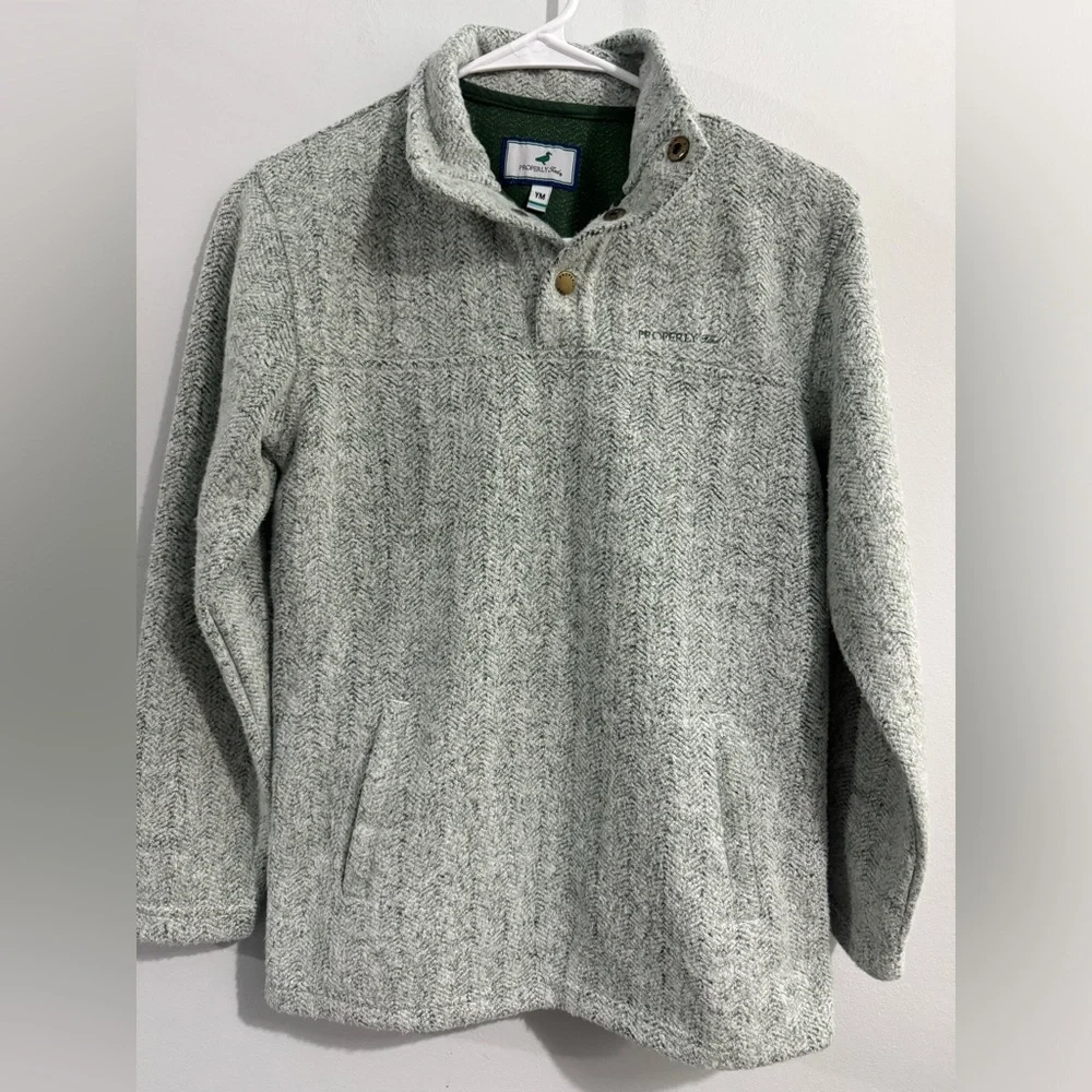 Properly Tied Boys Upland Pullover Youth M